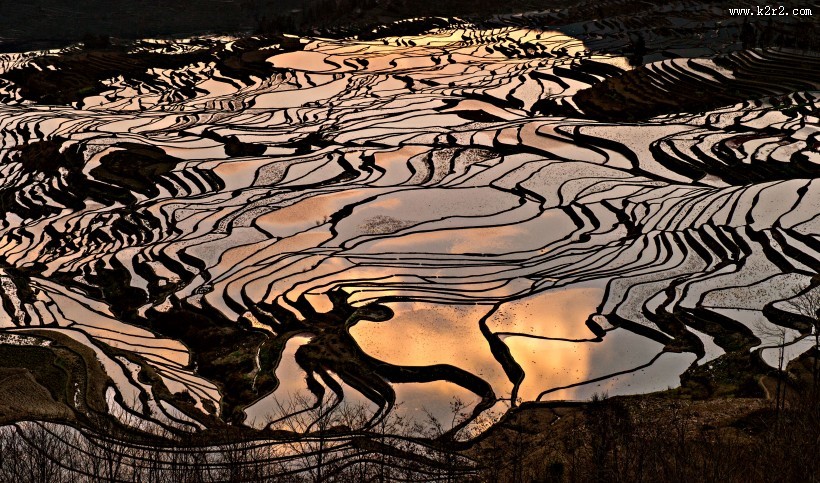 云南元阳梯田风景图片