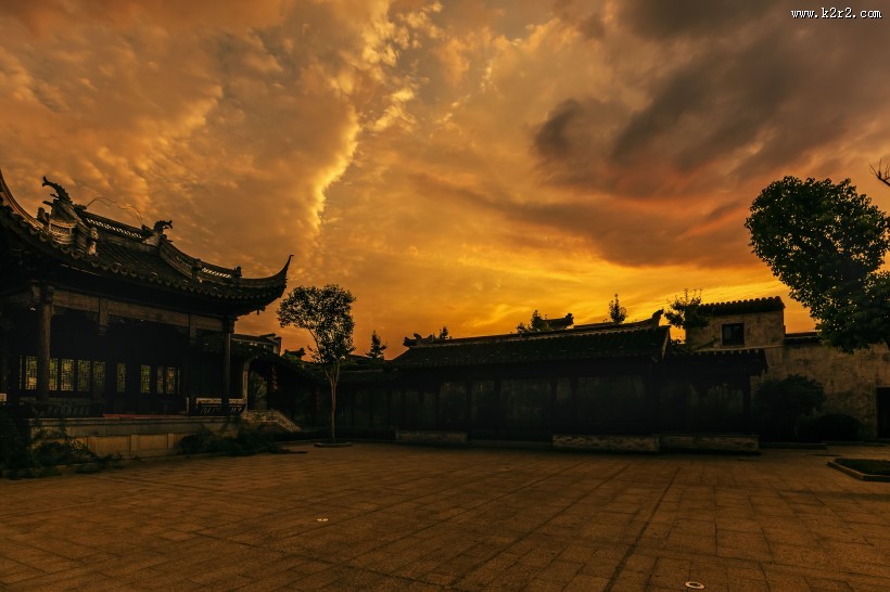 江苏无锡荡口古镇风景图片