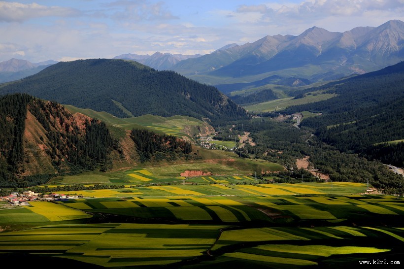 青海祁连山风景图片