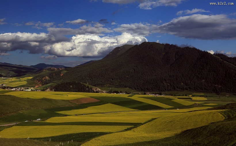 青海祁连山风景图片