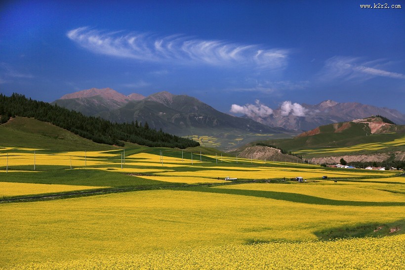 青海祁连山风景图片