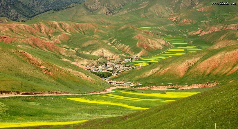 青海门源风景图片