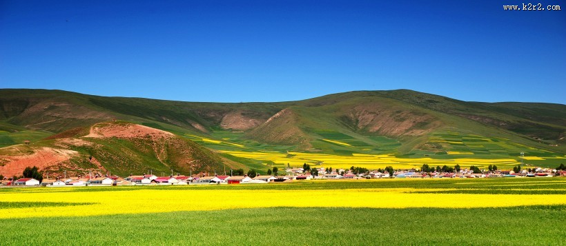 青海门源风景图片