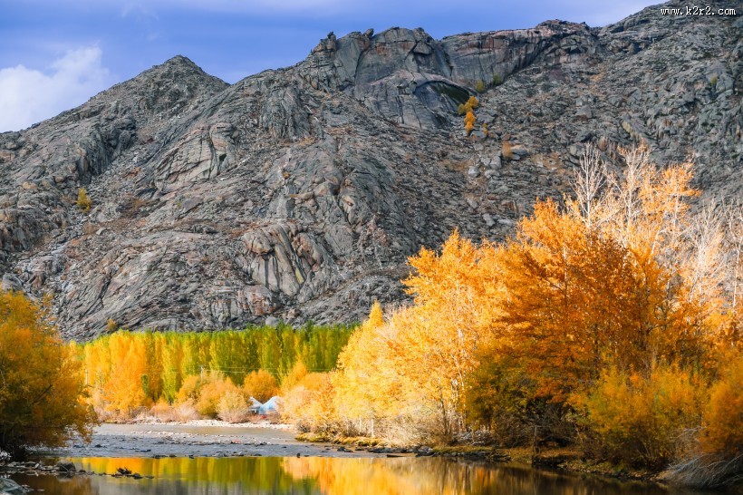 新疆可可托海的金秋景色大全