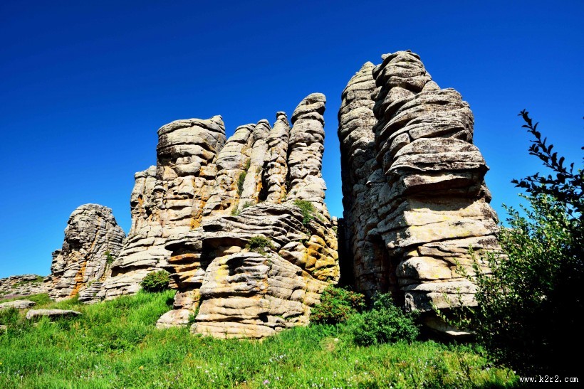 内蒙古阿斯哈图石林风景图片