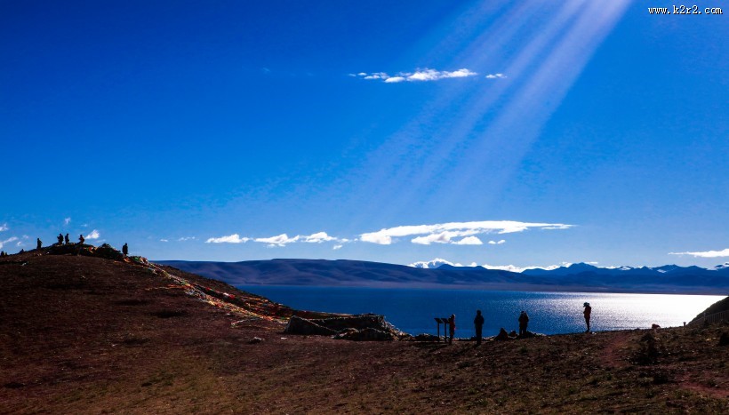 清晨的纳木错风景图片
