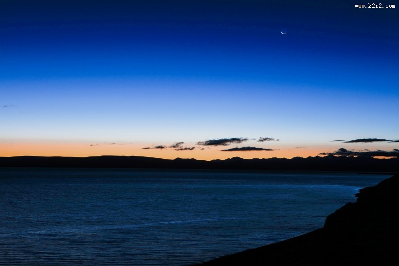 清晨的纳木错风景图片
