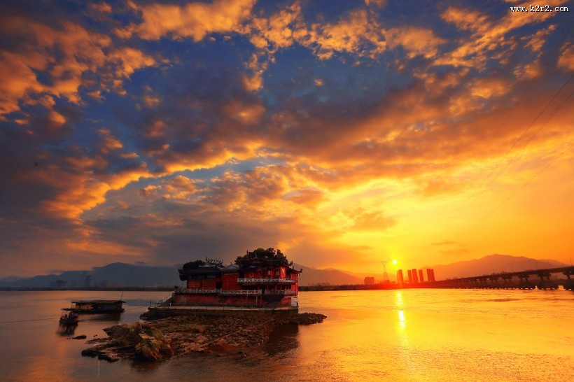 福州金山寺风景图片