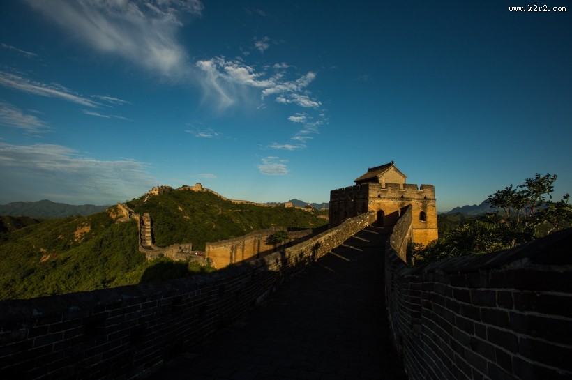 河北金山岭长城风景图片