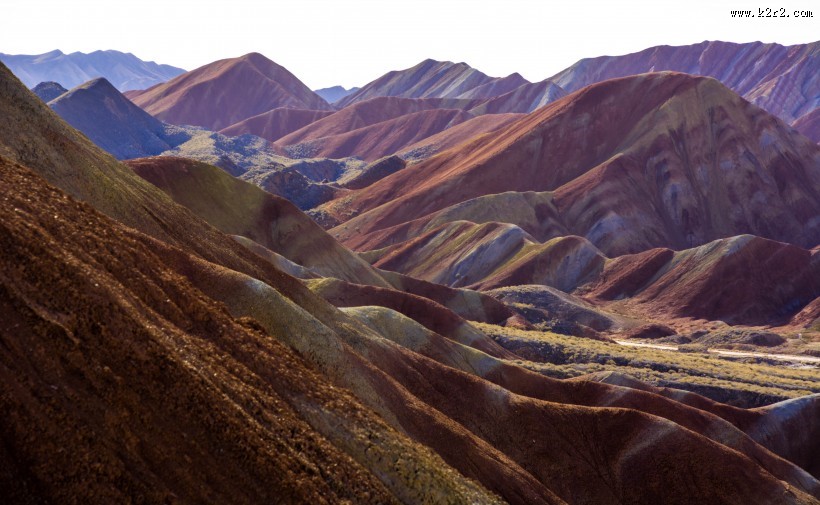 甘肃张掖丹霞地貌风景图片