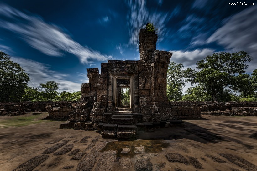 柬埔寨吴哥窟风景图片