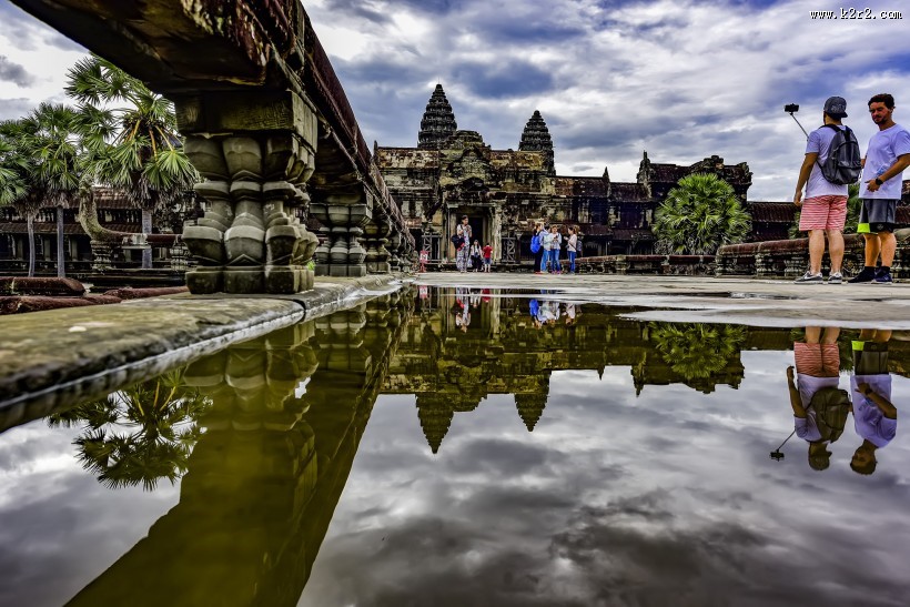 柬埔寨吴哥窟风景图片