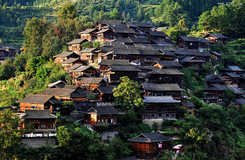 贵州西江千户苗寨风景图片