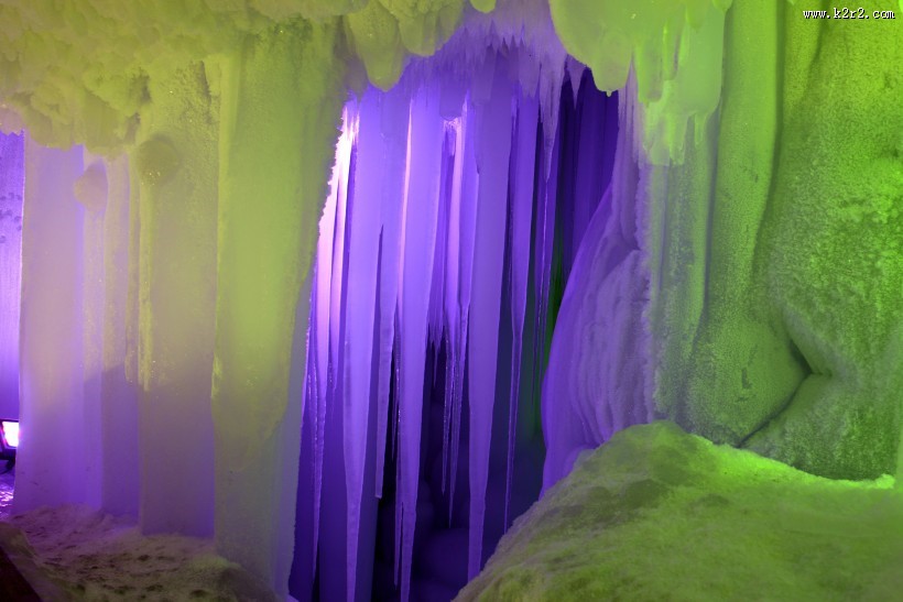 山西宁武山万年冰洞图片大全