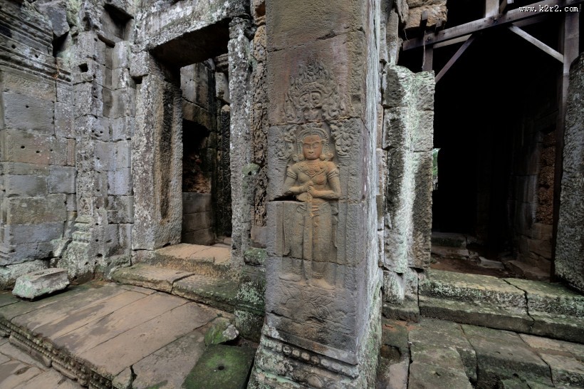 柬埔寨斑黛喀蒂寺风景图片