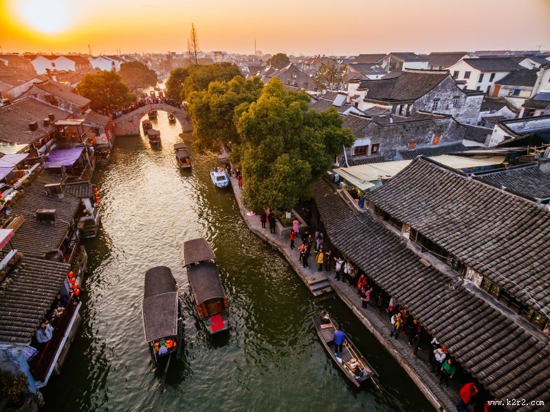 浙江西塘古镇风景图片