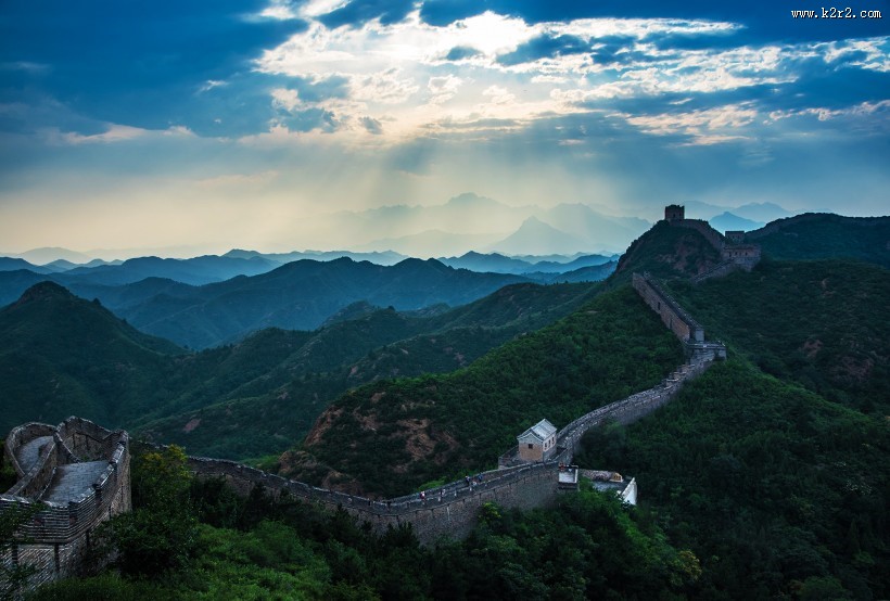 秀美金山岭长城风景图片大全