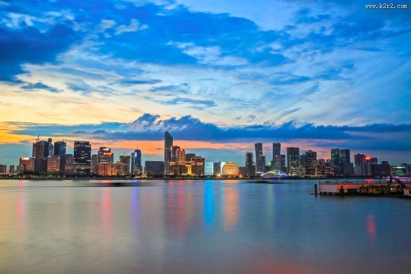 钱塘江夜景图片大全