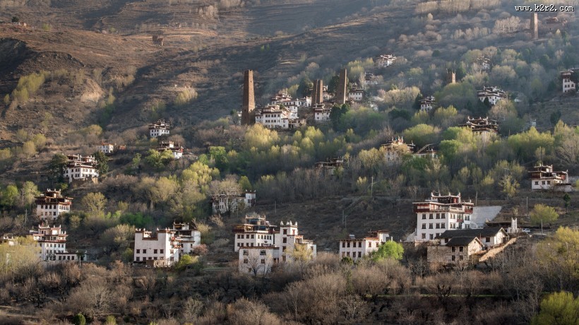 四川丹巴藏寨风景图片