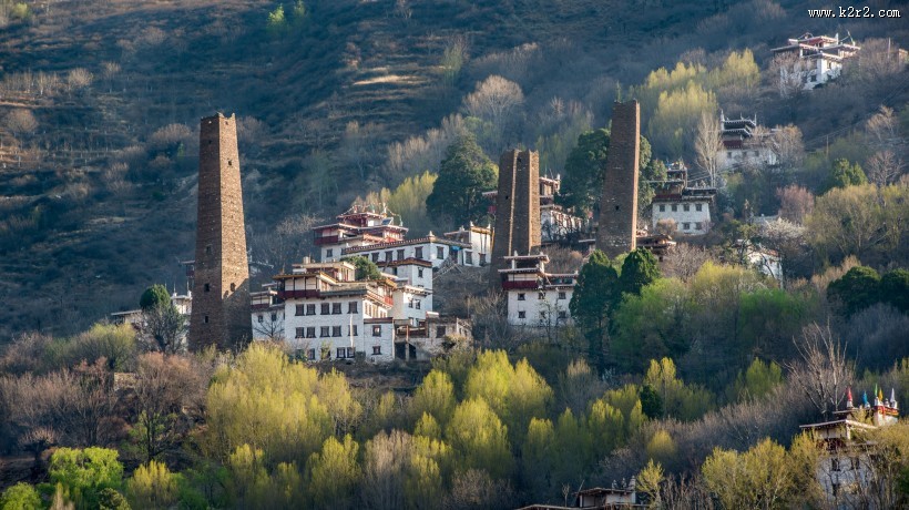 四川丹巴藏寨风景图片