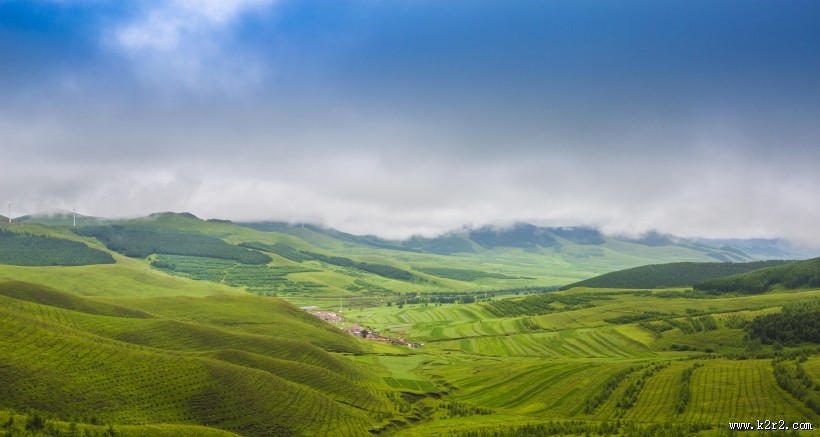 河北张北草原风景图片