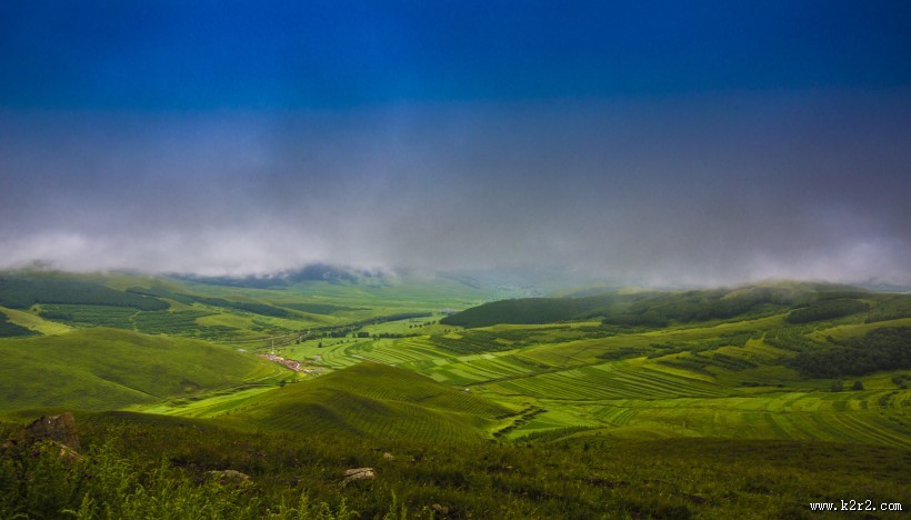 河北张北草原风景图片