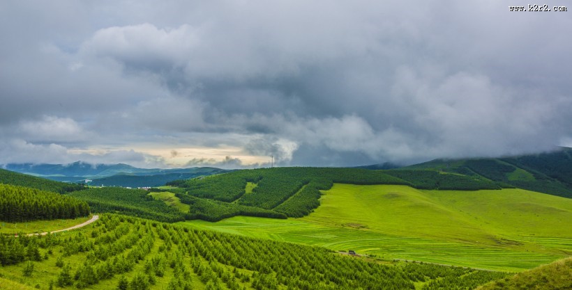 河北张北草原风景图片