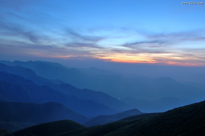 江西武功山风景图片