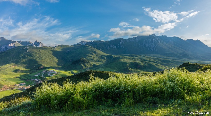 甘肃郎木寺风景图片