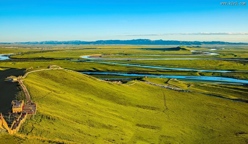 九曲黄河第一湾风景图片