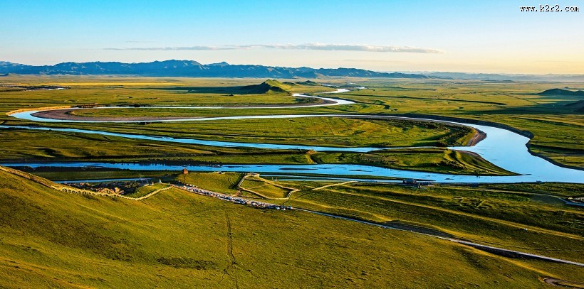 九曲黄河第一湾风景图片大全