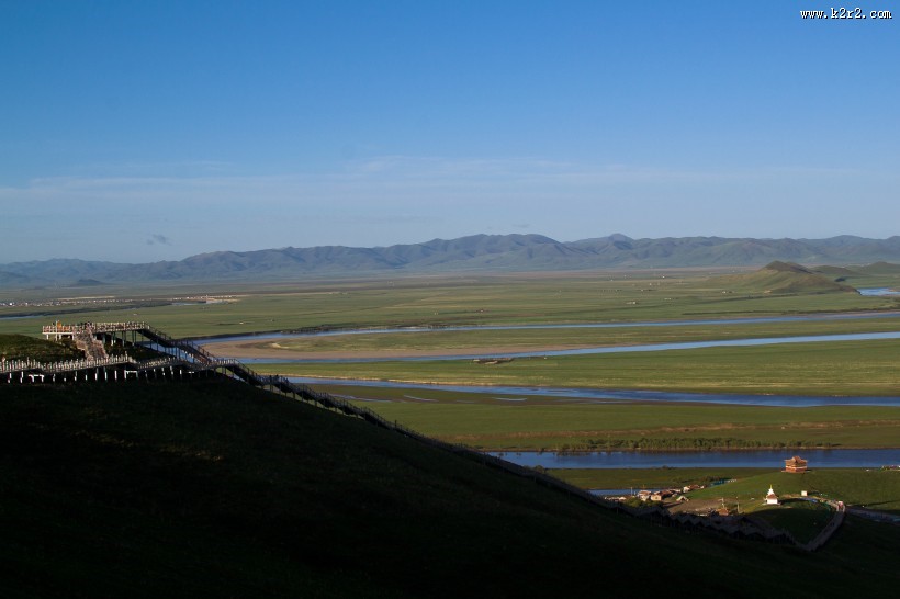 九曲黄河第一湾风景图片