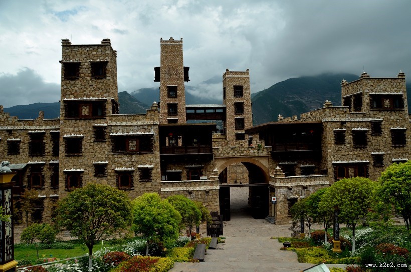 四川茂县羌城风景图片大全