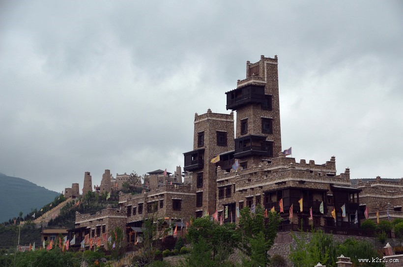 四川茂县羌城风景图片大全