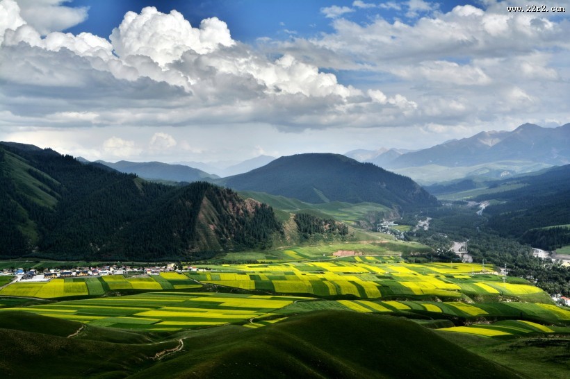 青海祁连卓尔山风景图片