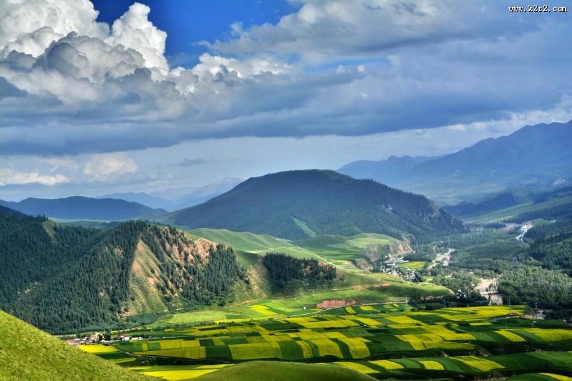 青海祁连卓尔山风景图片