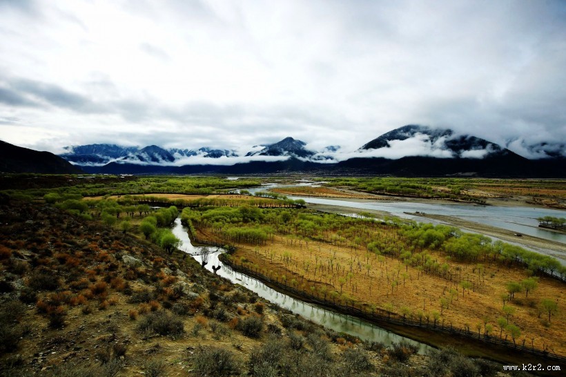 西藏尼洋河风景图片大全