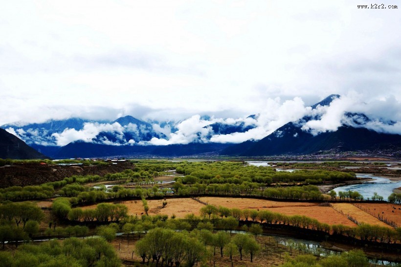 西藏尼洋河风景图片大全