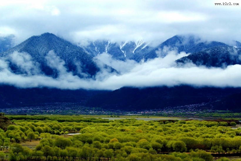 西藏尼洋河风景图片大全