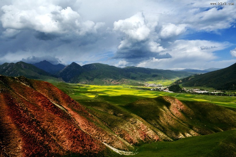 青海祁连卓尔山风景图片大全