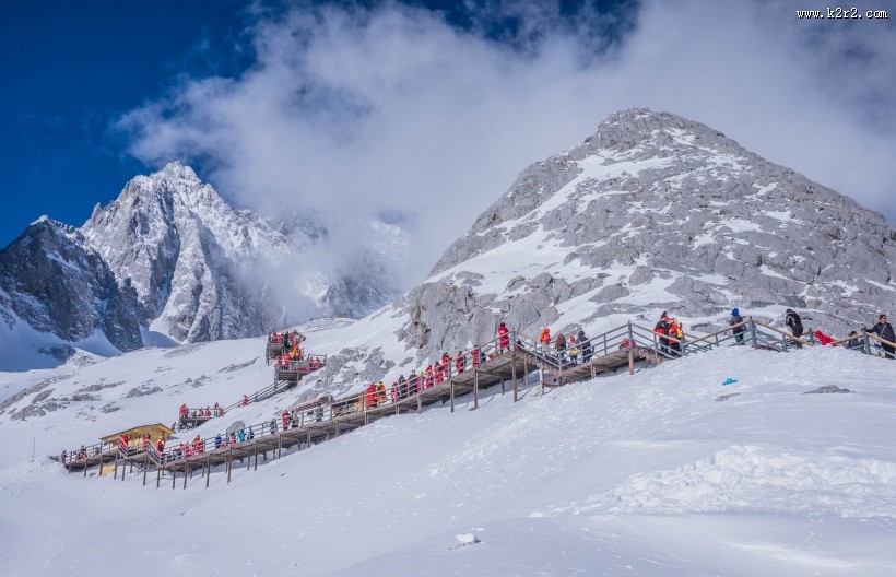 云南玉龙雪山风景图片
