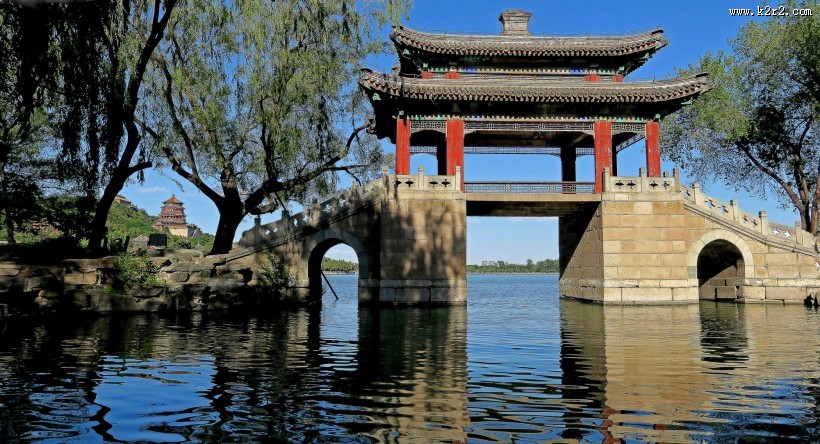 颐和园西堤风景图片