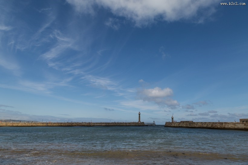 英格兰惠特比海滨风景图片