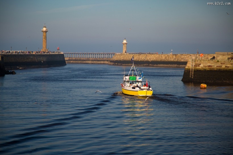 英格兰惠特比风景图片