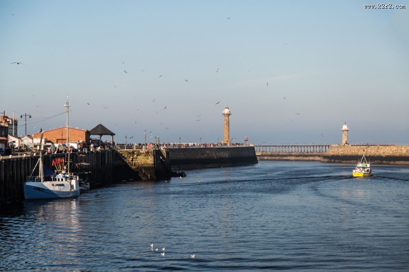 英格兰惠特比风景图片