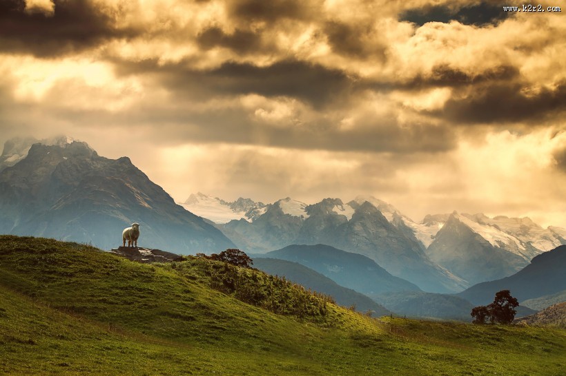 新西兰南岛风景图片大全