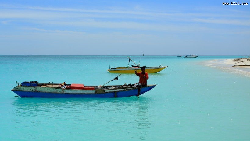 马来西亚环滩岛风景图片