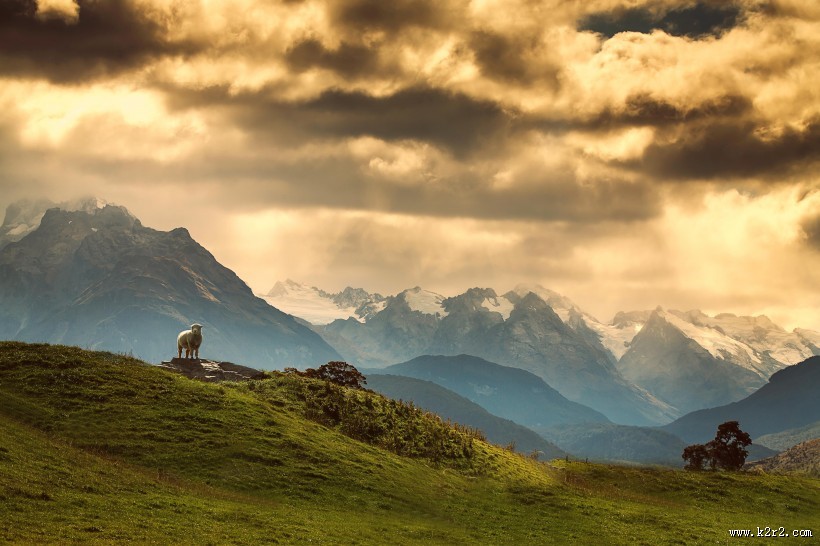 新西兰南岛风景图片大全