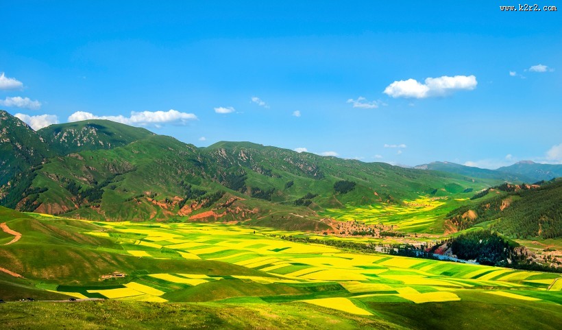 青海祁连卓尔山风景图片