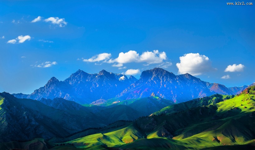 青海祁连卓尔山风景图片
